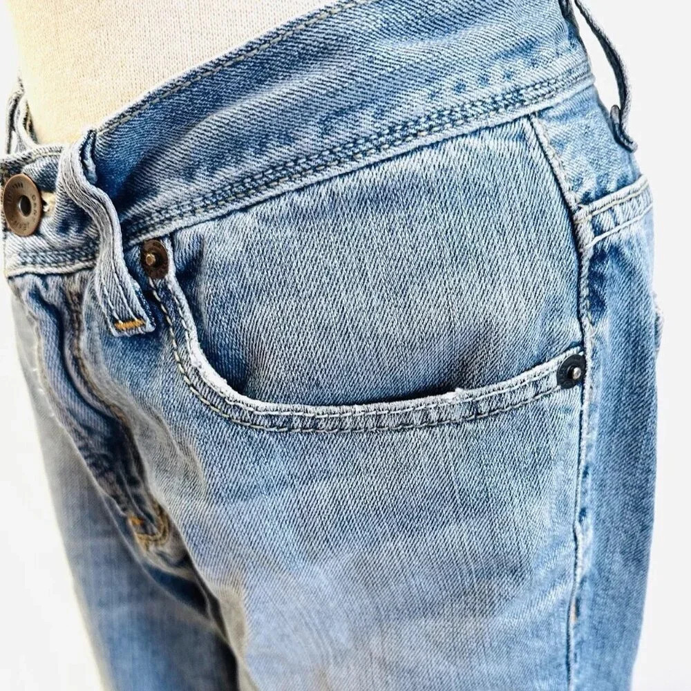 DKNY JEANS Women Bootcut Mid-Rise Cotton Denim Blue Jeans Pants Size 30X30 - Picture 5 of 13